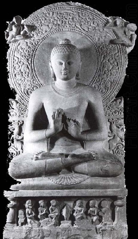Teaching Buddha from Sarnath, unknow artist